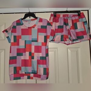 Katydid Color Block Lounge Set